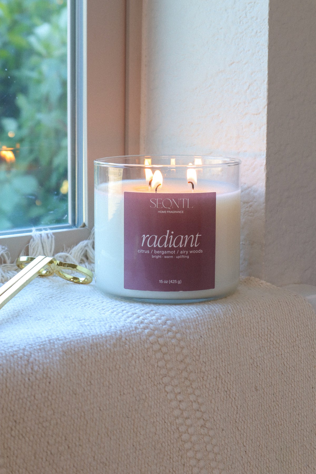 Radiant Coconut Wax Candle
