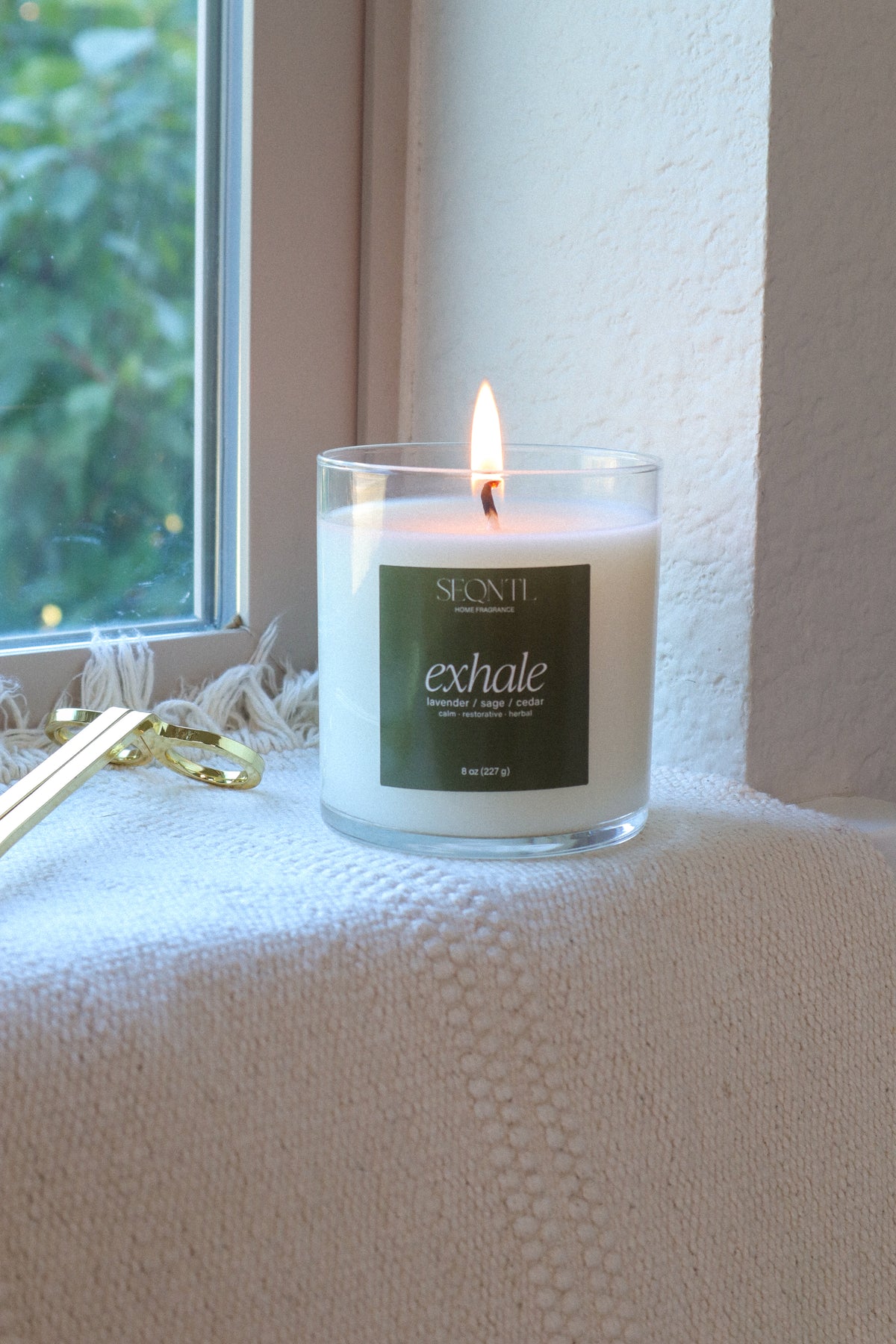 Exhale Coconut Wax Candle