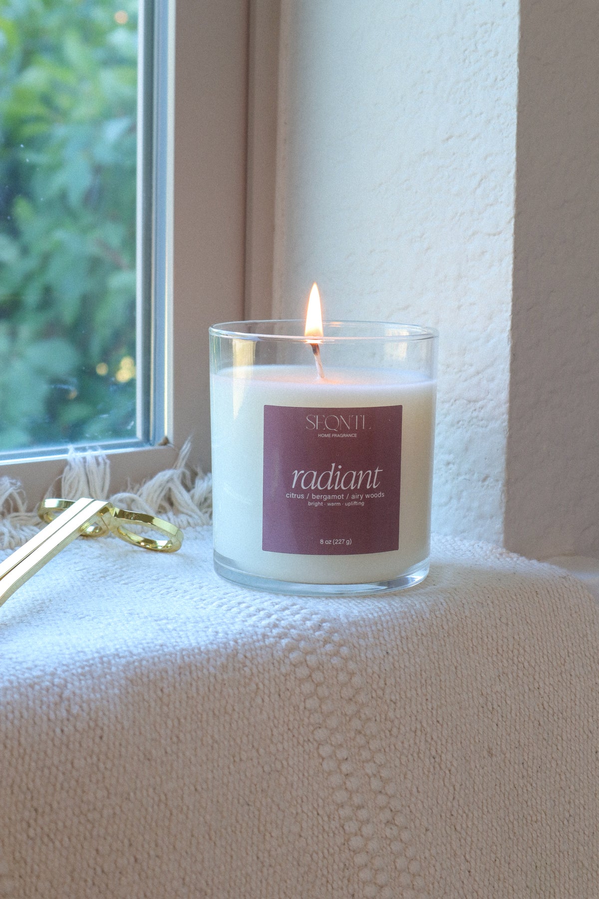 Radiant Coconut Wax Candle